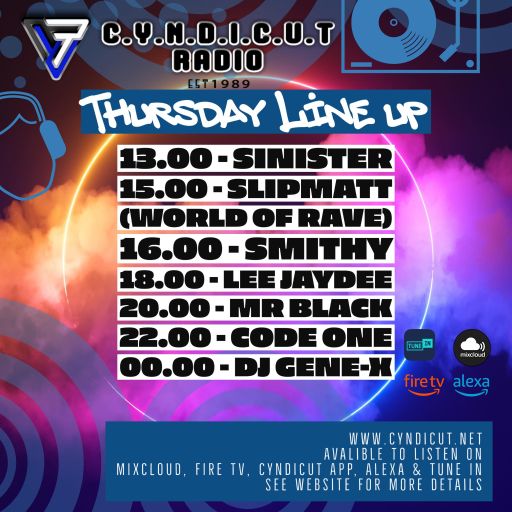 Dj-Sinister - Live On Cyndicut Radio - 22-06-2023