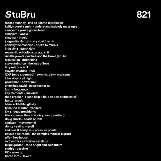 #821 NEW RUN THE JEWELS | ANGEL BAT DAWID | NICK HAKIM | UFFE | SLOWTHAI | LUKE VIBERT | CINTHIE ...