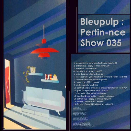 Pertin-nce Show vol.035 mixed by Bleupulp