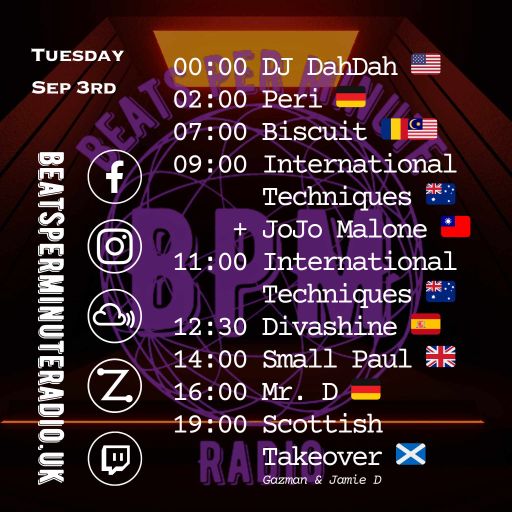 Biscuit- Tuesday Drum and Bass Crunch- Live on Beats Per Minute Radio 3.9.2024