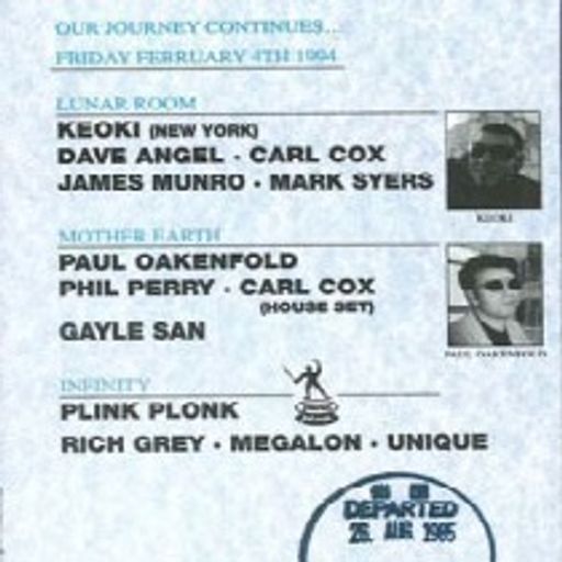 Keoki at "The Final Frontier" @ Club UK (Wandsworth - UK) - 4 February 1994