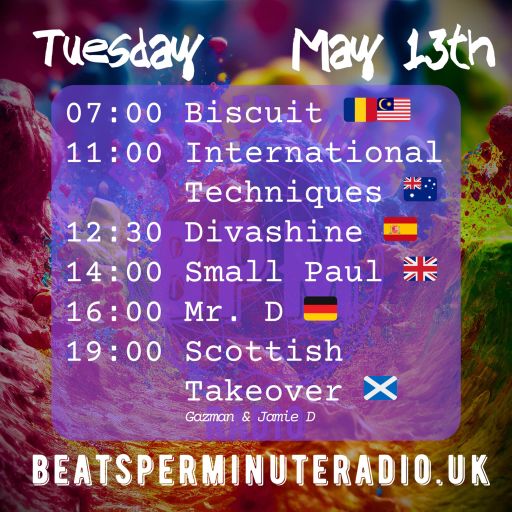 Biscuit-Tuesday Drum And Bass Crunch- Live on Beats Per Minute Radio 13.5.2025