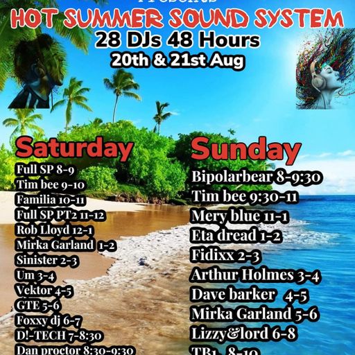 The Hot Summer Sound System Festival 20 August 2022
