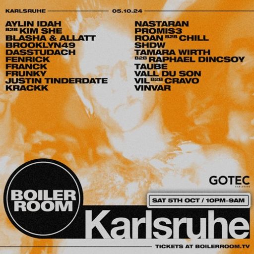 Krackk at "Boiler Room" @ Gotec (Karlsruhe-Germany) - 5 October 2024