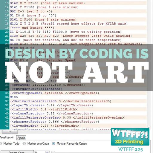 WTFFF 205: Design by Coding is not Art