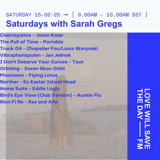 2025-02-15 Saturdays with Sarah Gregs