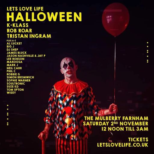 Lets Love Life - Halloween 2024 @ The Mulberry, Farnham