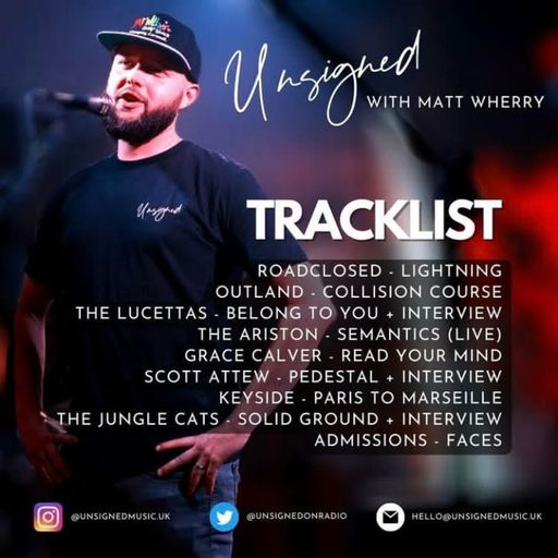Unsigned with Matt Wherry - Sunday 16th April
