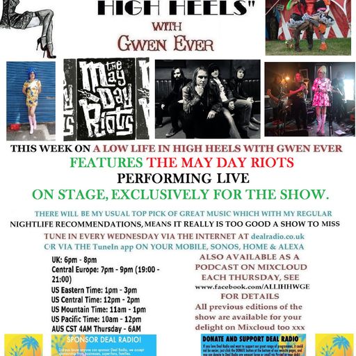 A LOW LIFE IN HIGH HEELS WITH GWEN EVER RADIO SHOW 15TH JAN 2020 EDITION