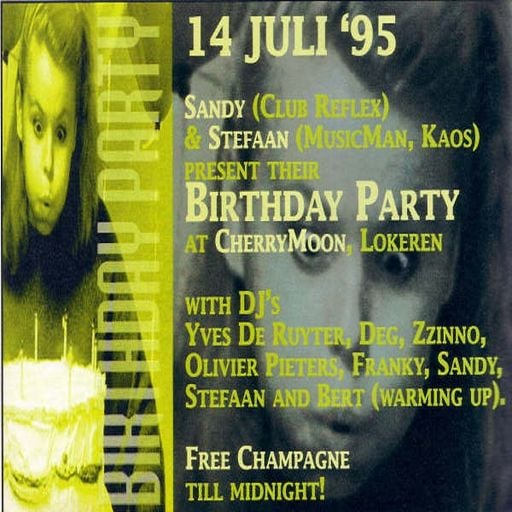 Franky Kloeck & Stefaan at "Stefaan & Sandy's Birthday" @ Cherry Moon (Lokeren) - 14 July 1995