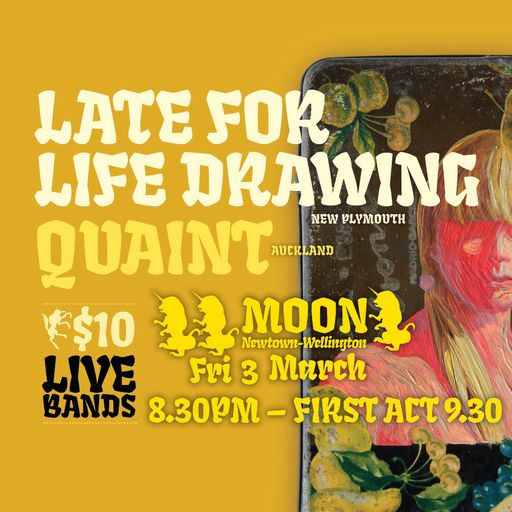 Moon Gig - March 3rd: Late For Life Drawing on Amplifier - 02/03/2023