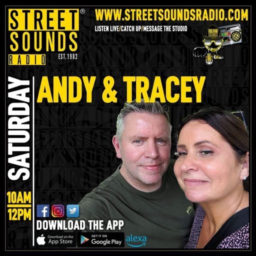 Andy and Tracey on Saturday on Street Sounds Radio 1000-1200 10/01/2026