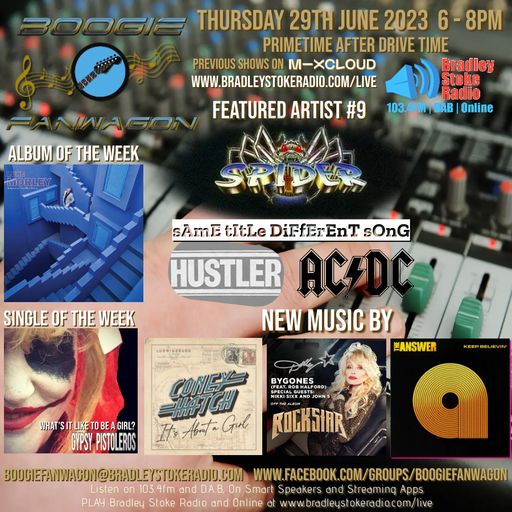 Boogie Fanwagon 29th June 2023