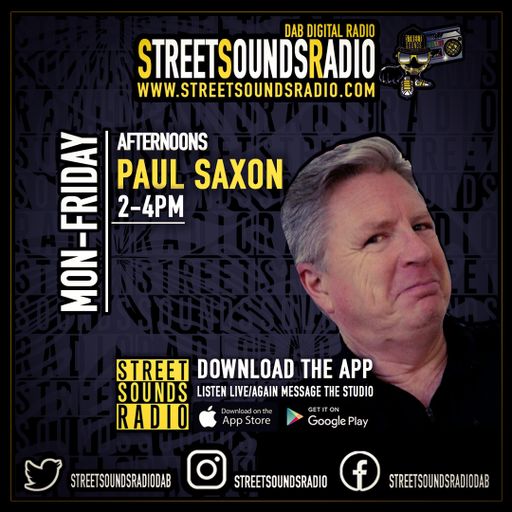 Paul Saxon on Street Sounds Radio 1400-1600 13/05/2021