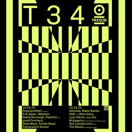 quest?onmarq at "34 Years Anniversary - Day One" @ Tresor (Berlin - Germany) - 14 March 2025
