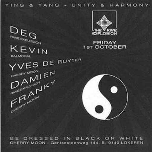 Yves De Ruyter at "The Rave Explosion - Ying & Yang" at Cherry Moon (Lokeren) - 1 October 1993