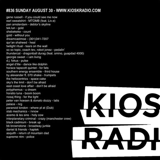 #836 NEW ASQUITH | EARL SWEATSHIRT | DREAMCASTMOE | HORATIO LUNA | NOSAJ THING | ACEMO | ...