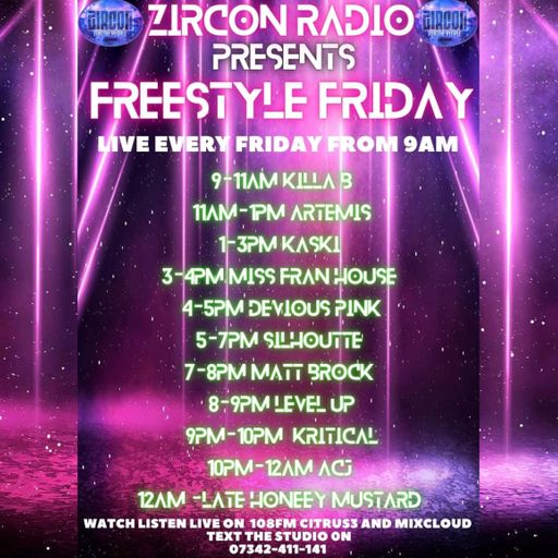 KASKI LIVE ON ZIRCON RADIO FREESTYLE FRIDAYS 18TH OCT 2024