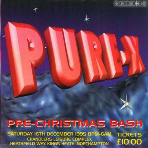 Ray Keith B2B Andy C w/ Bassman Longjohn Prince Hooligan Ranski Palmer - Pure X Xmas Bash - 16.12.95