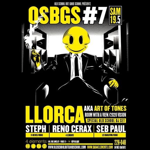 Llorca at "Old School But Good School" @ 4 elements (Paris - France) - 19 May 2012