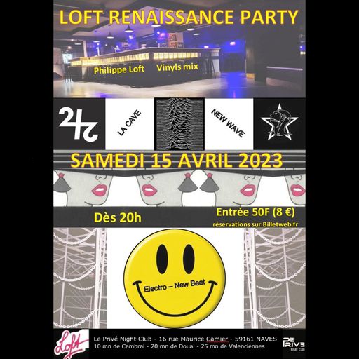 Philippe at "Loft Renaissance Party" @ Le Privé Nightclub (Naves-France) - 15 April 2023