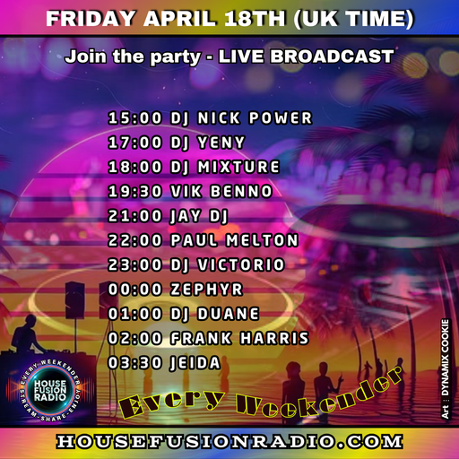House Fusion Radio "Midnight Vibes #39" Apr. 18th, '25