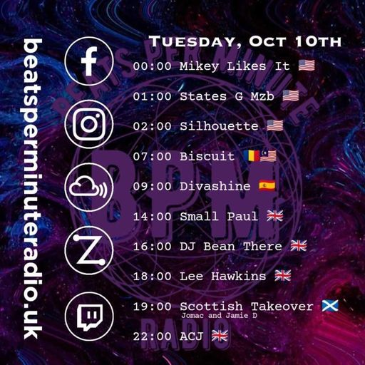 Biscuit-Beats Per Minute Radio Tuesdays-Drum and Bass 10.10.2023
