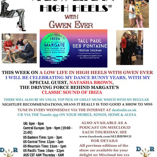 A LOW LIFE IN HIGH HEELS WITH GWEN EVER RADIO SHOW 16TH JAN 2019 BROADCAST EDITION
