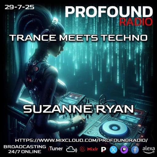 "POWER TO MANIFEST"  PROFOUND RADIO STATION SESSION  TRANCE MEET TECHNO 7/29/2025 SET#42