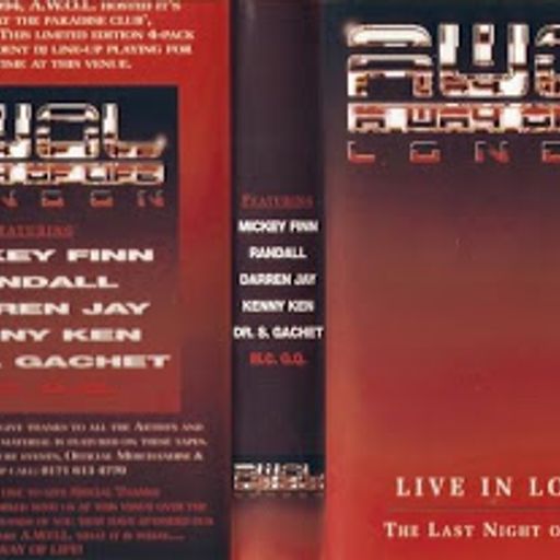 Micky Finn & MC GQ - AWOL - Last Night at Paradise Club - December 1994