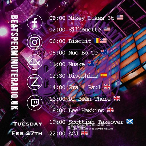 Biscuit-Tuesday Drum and Bass Crunch-Live on Beats Per Minute Radio 27.2.2024