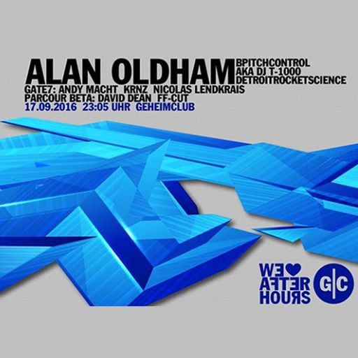 Alan Oldham (DJ T-1000) at Geheimclub (Magdeburg-Germany) - 17 September 2016
