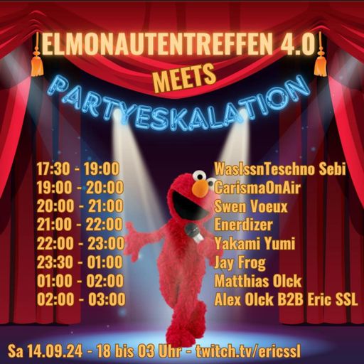 EricSSL live@twitch.tv | Elmonautentreffen 4.0 | KOMPLETT | 14.09.2024