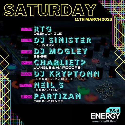 Dj-Sinister - Live On Energy1058 - 11-03-2023