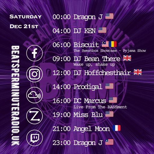 Biscuit- Saturday Pajama Show- Live from Bucharest-Beats per Minute Radio 21.12.2024