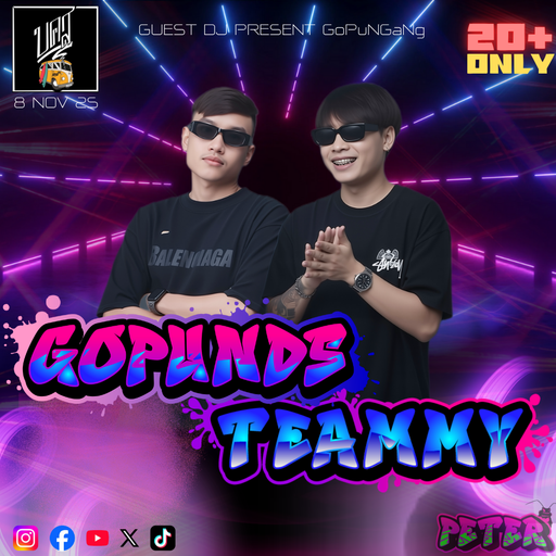 รำหน่อยอร่อยแน่ Dj GOPUNDS x Mc TEAMMY [ LIVE in บคส. โคราช ]