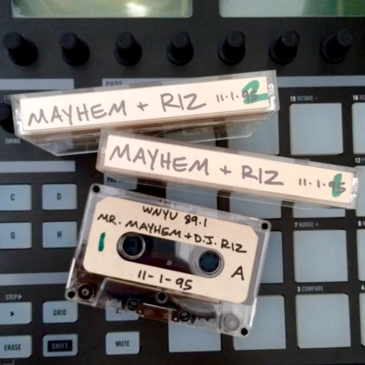 Mr. Mayhem & DJ Riz (WNYU 89.1 *Mastered) - 1995.11.01