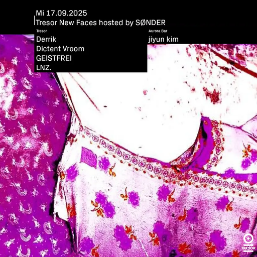 Derrik (opening set) at "New Faces X SØNDER" @ Tresor (Berlin-Germany) - 17 September 2025