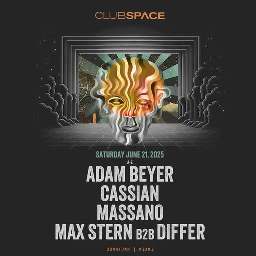 Adam Beyer at Club Space (Miami - USA) - 21 June 2025