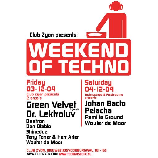 Deetron at "Weekend Of Techno" @ Club Zyon (Amsterdam - NL) - 3 December 2004