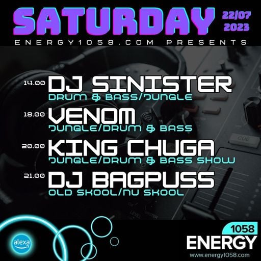 Dj-Sinister - Live On Energy1058 - 22-07-2023