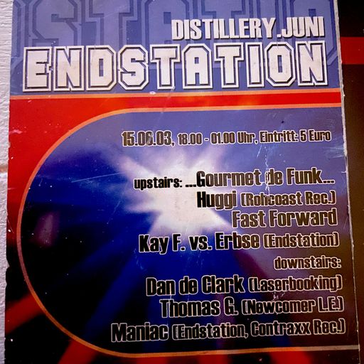 huggi aka christian ackermann @ endstation distillery leipzig 15.06.2003