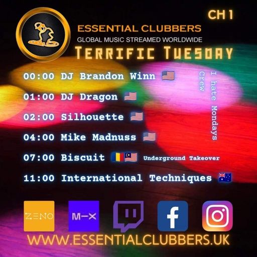 Biscuit-Underground Takeover Tuesday-Techno.-Live from Bucharest on Essential Clubbers Radio 11.4.20