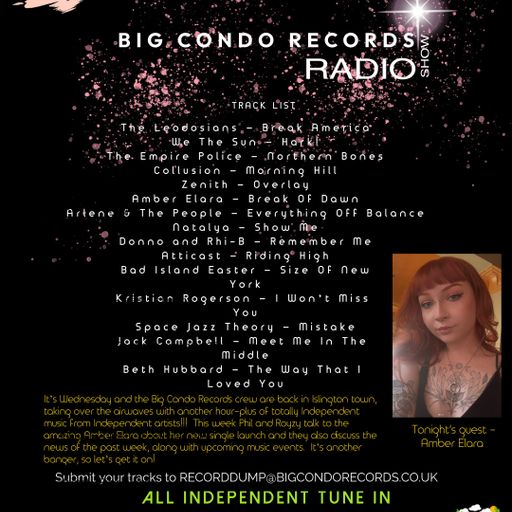 Big Condo Records Radio Show: Amber Elara (14/05/2025)