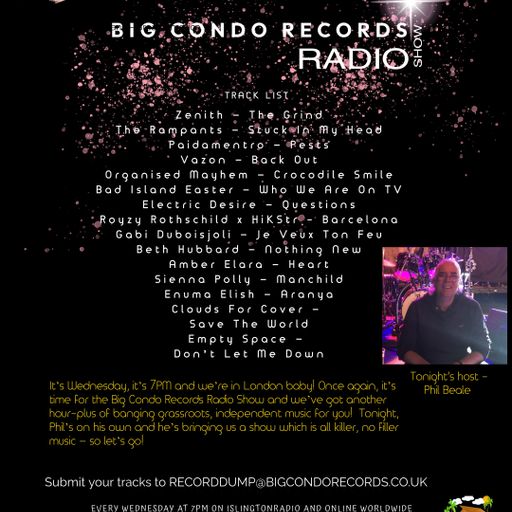Big Condo Records Radio Show – Phil Beale (14/01/2026)