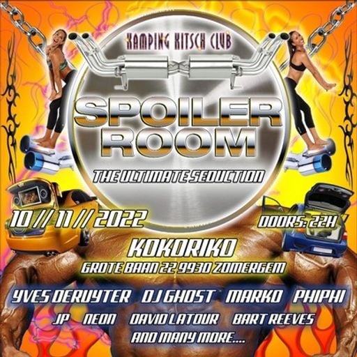 Bart Reeves at "Kamping Kitsch Spoiler Room" @ Kokoriko (Zomergem) - 10 November 2022