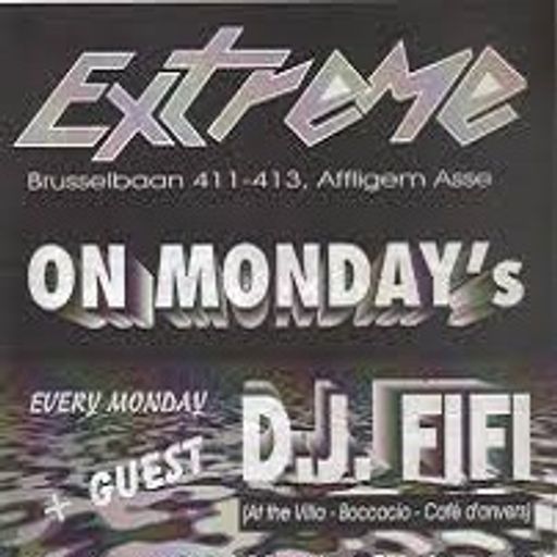 DJ Phi-Phi at Extreme on Mondays (Affligem - Belgium) - 17 October 1994