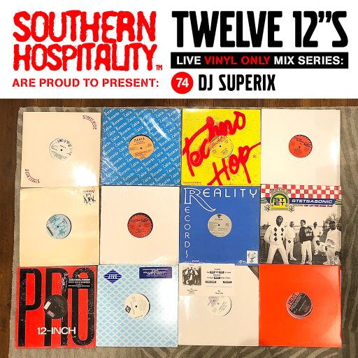 Twelve 12's Live Vinyl Mix: 74 - DJ Superix - Random 80s Rap
