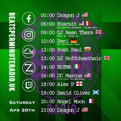 Biscuit-Saturday Pajama Show-Live on Beats Per Minute Radio 20.04.2024