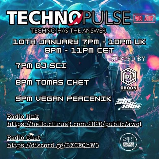 Dj Tomas Chet - Techno Pulse on Awol radio 2024.01.10